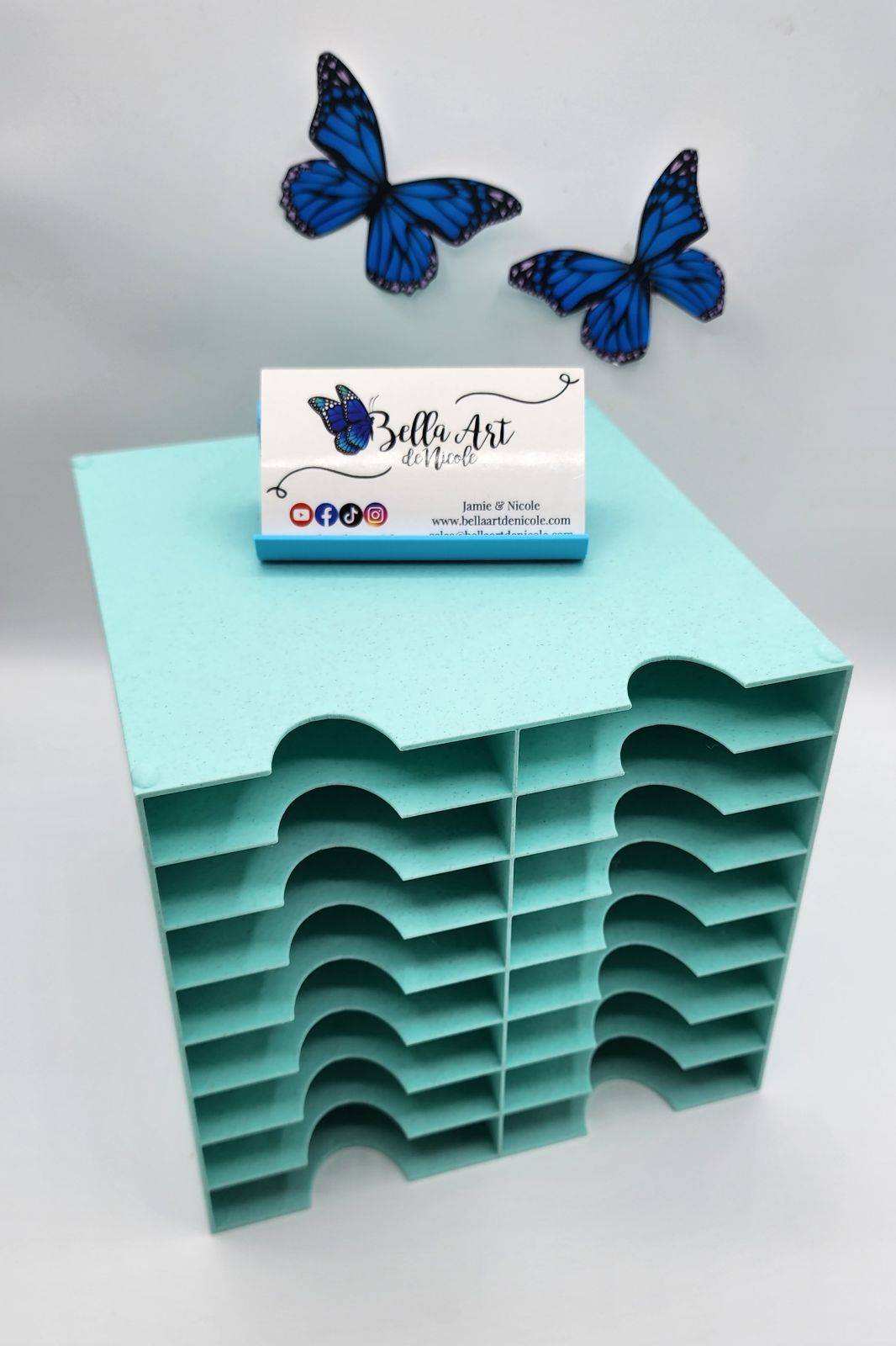 16 Slot Multitower for Bella Art de Nicole 3 Divider & Thingiverse Diamond Painting Trays