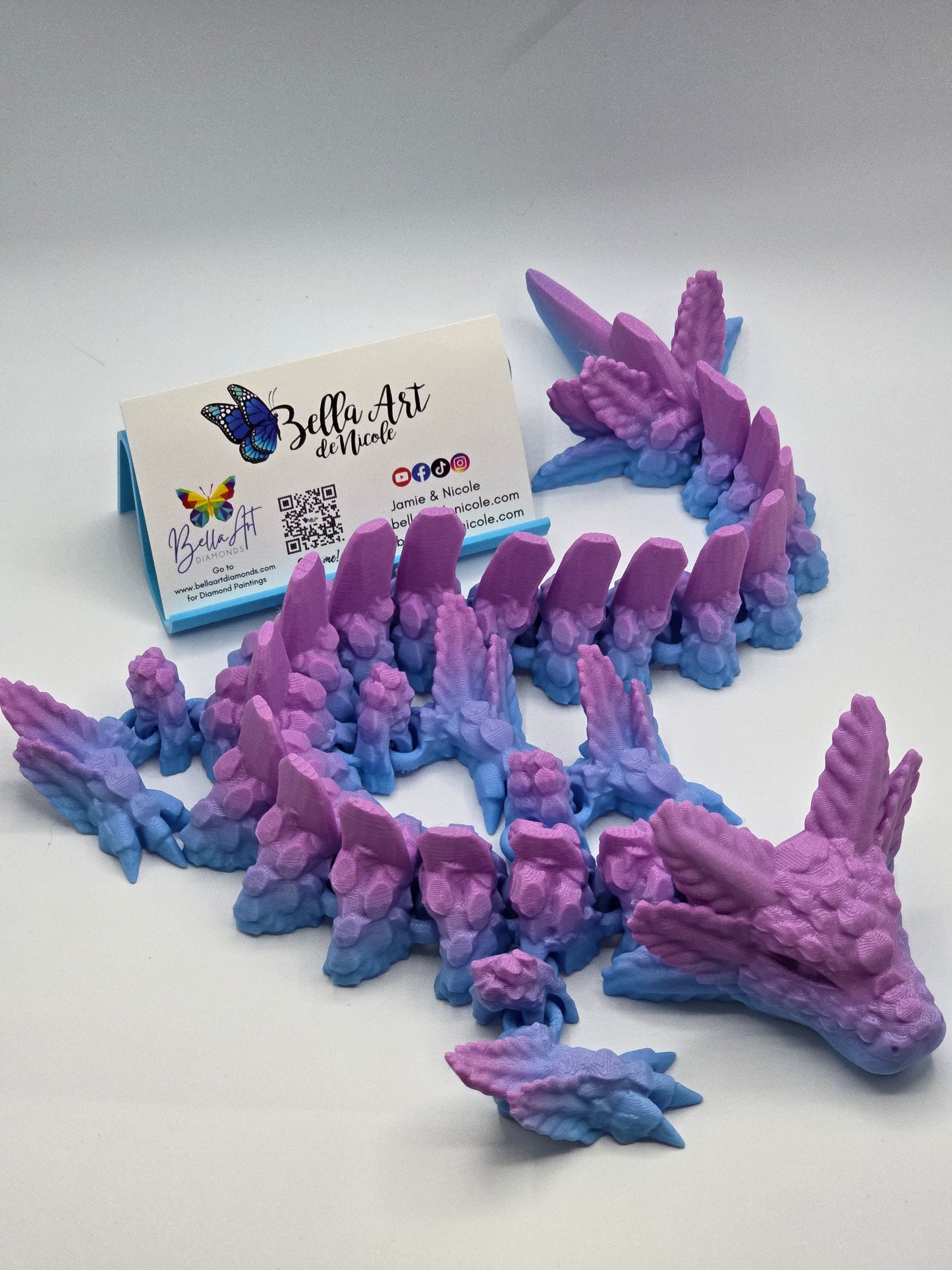 Articulated Dragon Guardians - Axolotl Dragon