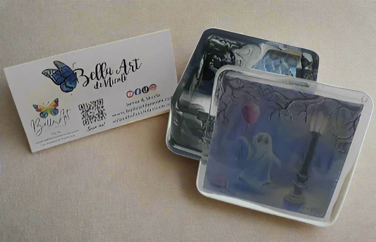 Handcrafted Licensed Lauren LaGuire Artwork Resin Coverminders, Trays, and more!