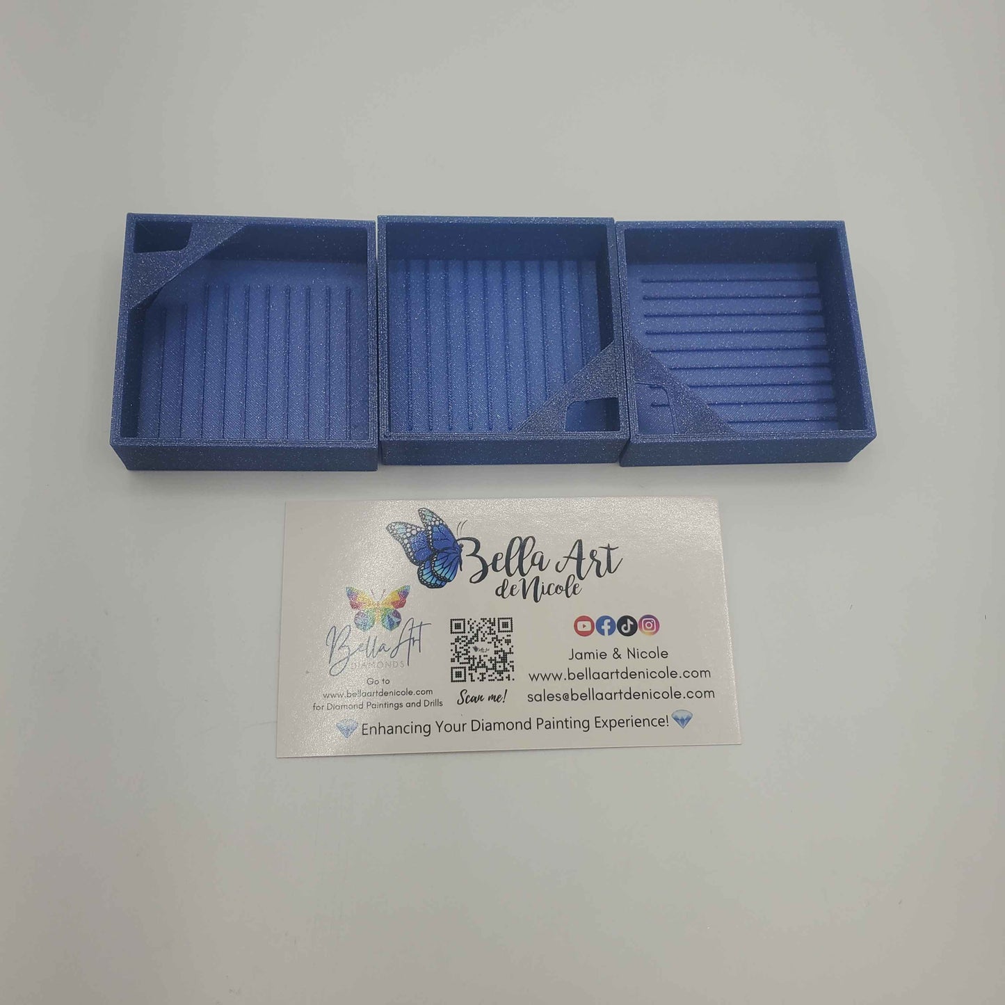 3 Mini Tray Inserts for Wonder Tray for Diamond Painting with removable Lid