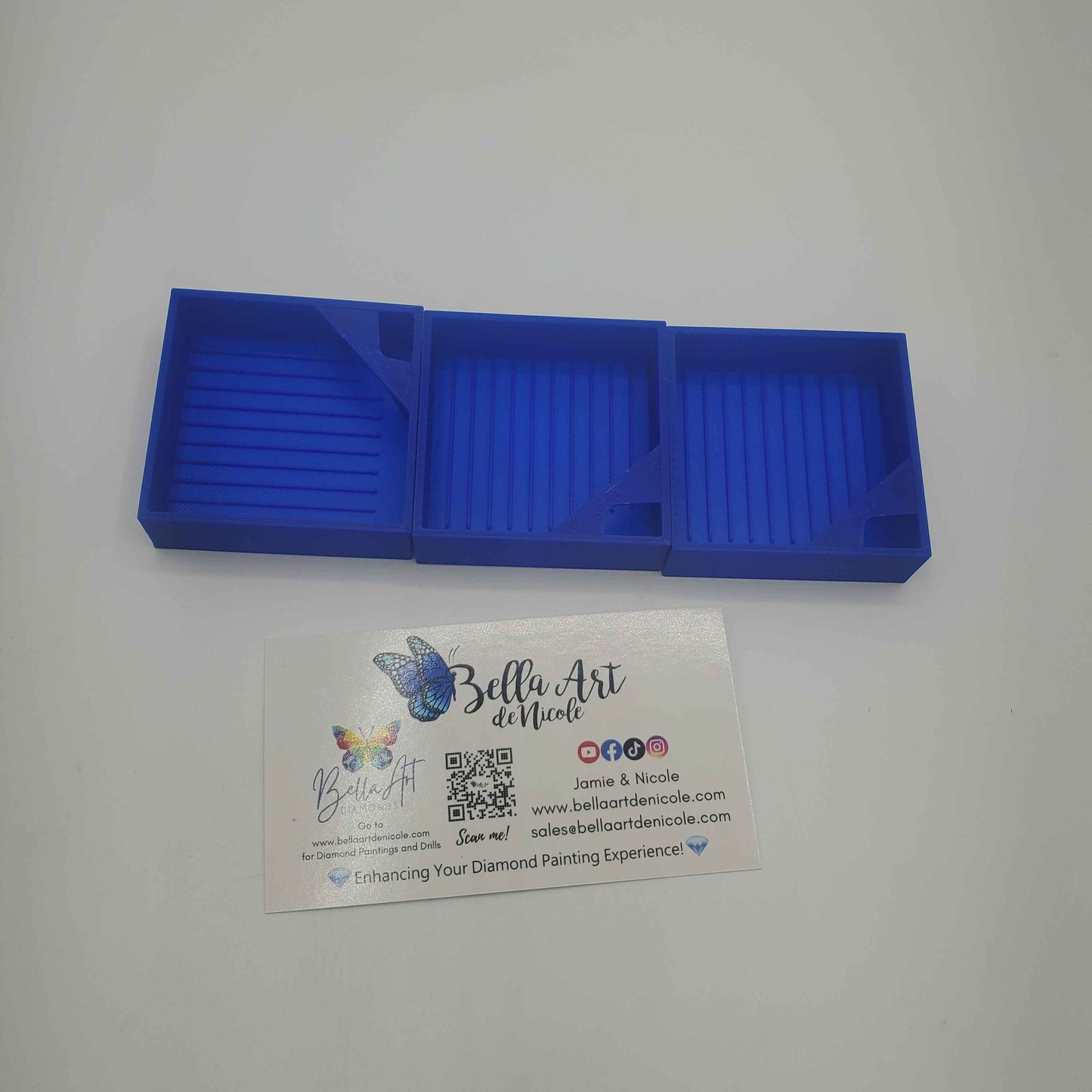 3 Mini Tray Inserts for Wonder Tray for Diamond Painting with removable Lid