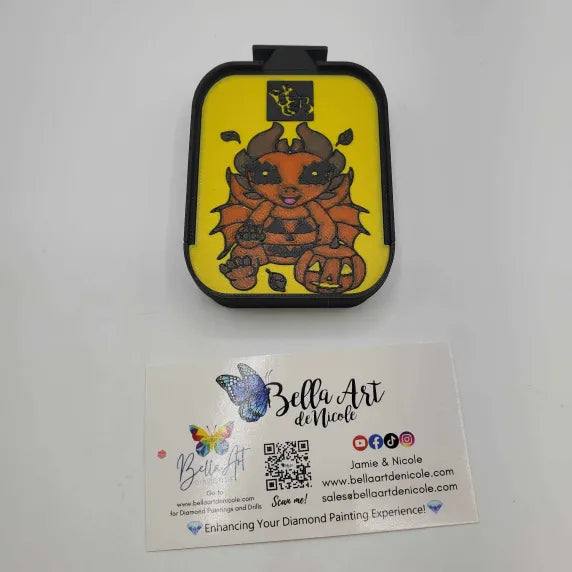 2.2/3.2 Licensed Artist Emma Casey's Dragon Artwork Diamond Painting Stackable Drill Trays