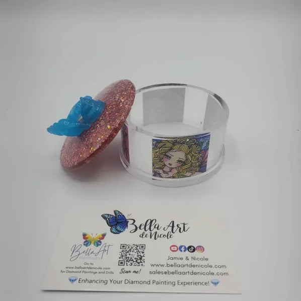 Handcrafted Licensed Hannah Lynn Artwork Resin Jars