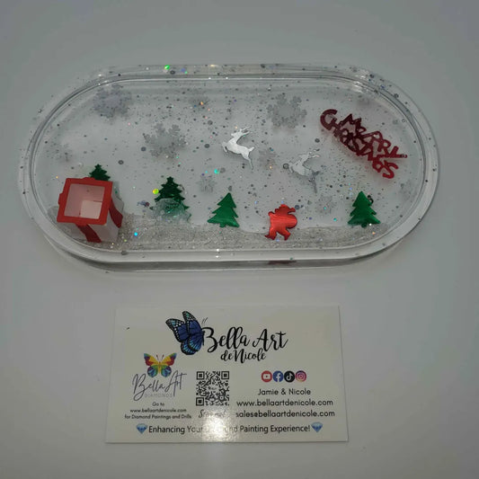 Christmas Resin Bundles - Trays, Coverminders, Tweezers for Diamond Painting