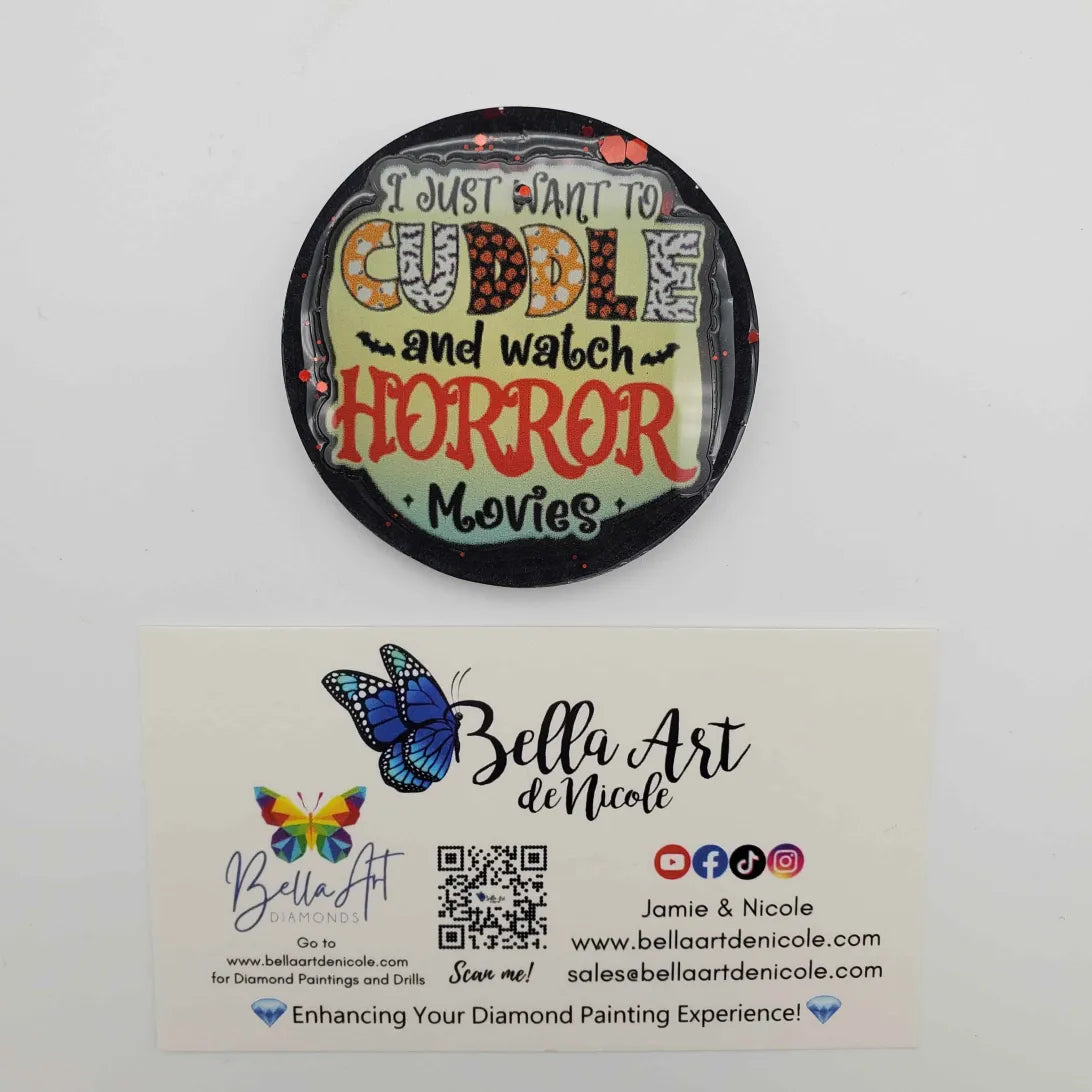 Halloween Resin Tray and Coverminders - Spooky Crafting Essentials