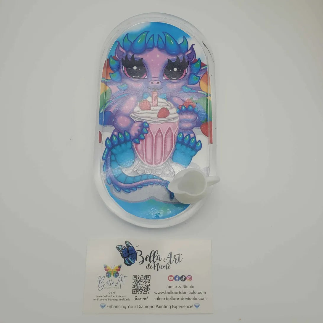 Handcrafted Emma Casey Art Resin Coverminders, Trays & Trinket Boxes