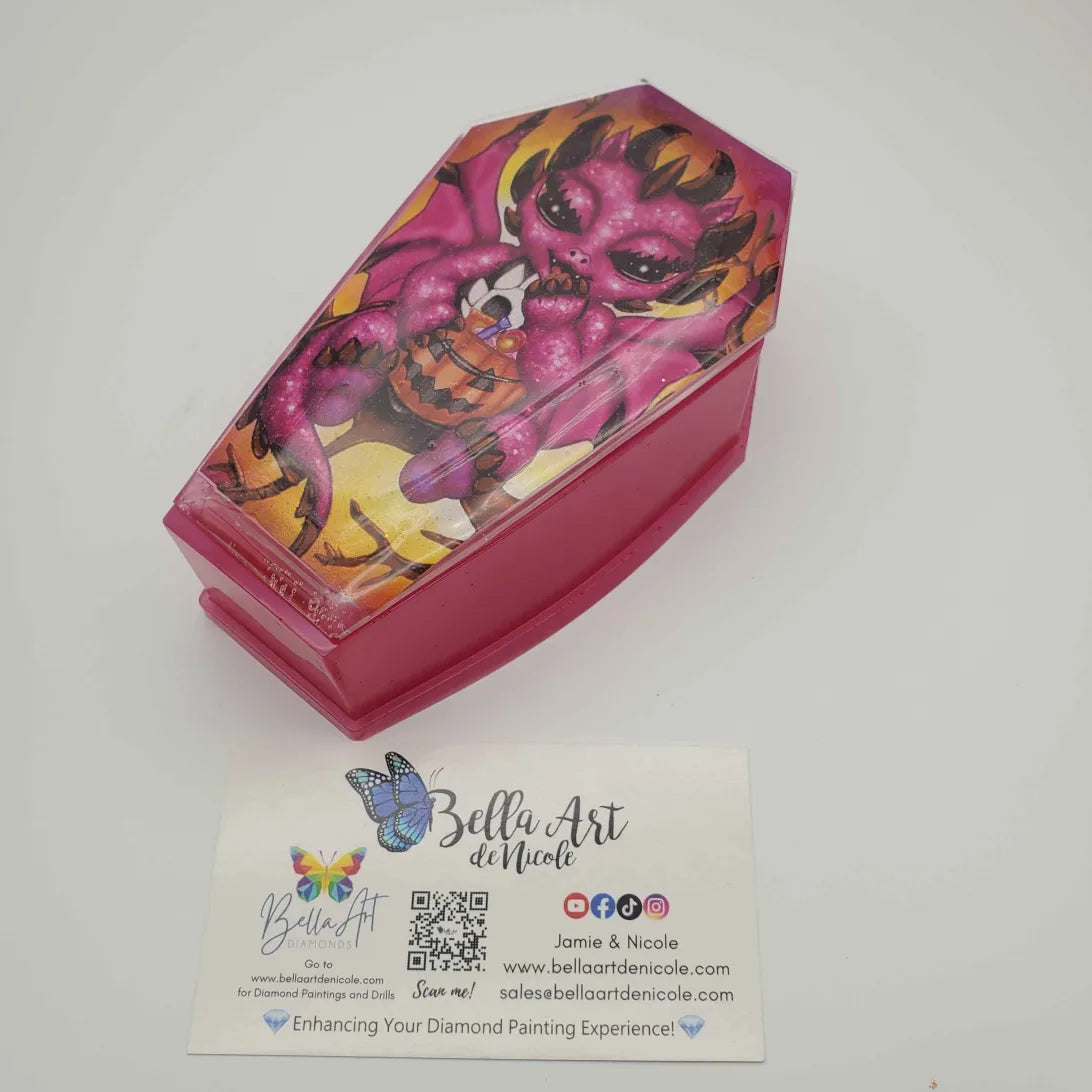 Handcrafted Emma Casey Art Resin Coverminders, Trays & Trinket Boxes