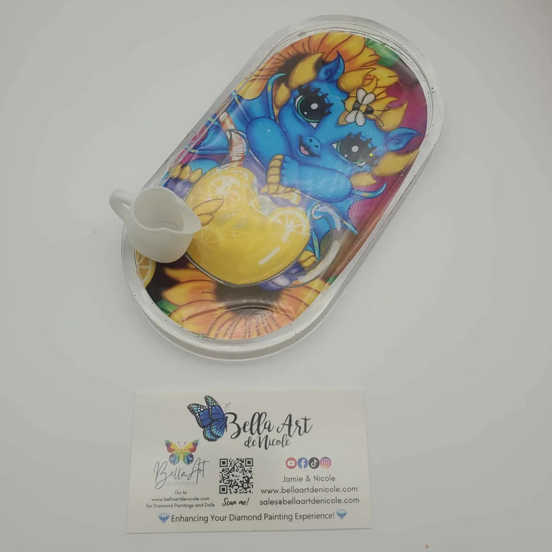 Handcrafted Emma Casey Art Resin Coverminders, Trays & Trinket Boxes