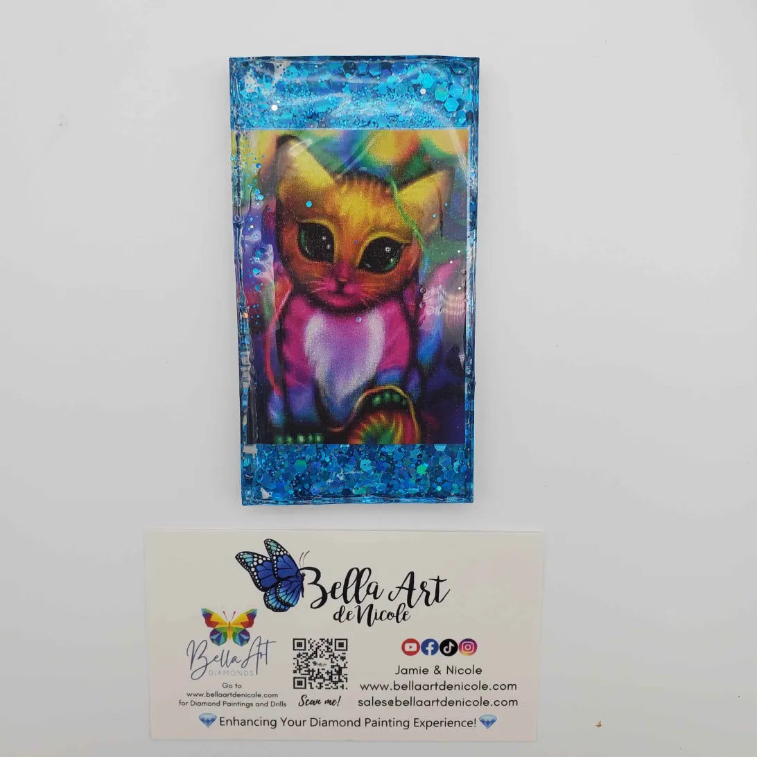 Handcrafted Emma Casey Art Resin Coverminders, Trays & Trinket Boxes