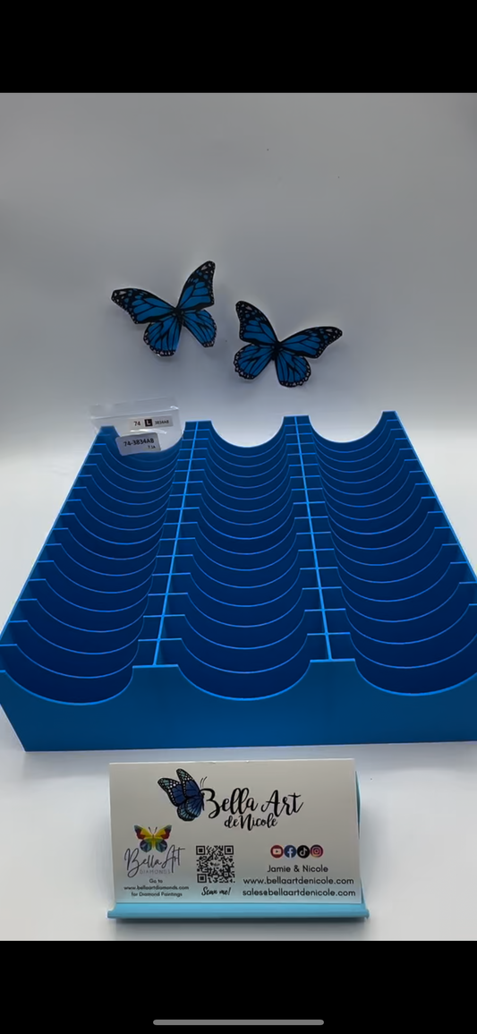 48 Slot Holder for Bags of Drills, Mud, Wax, etc.