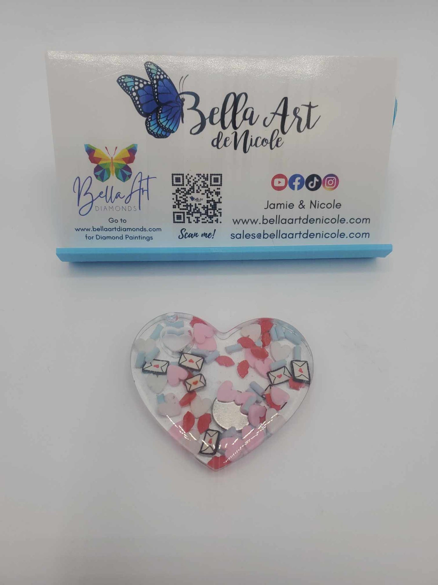 NEW Resin Heart Coverminders