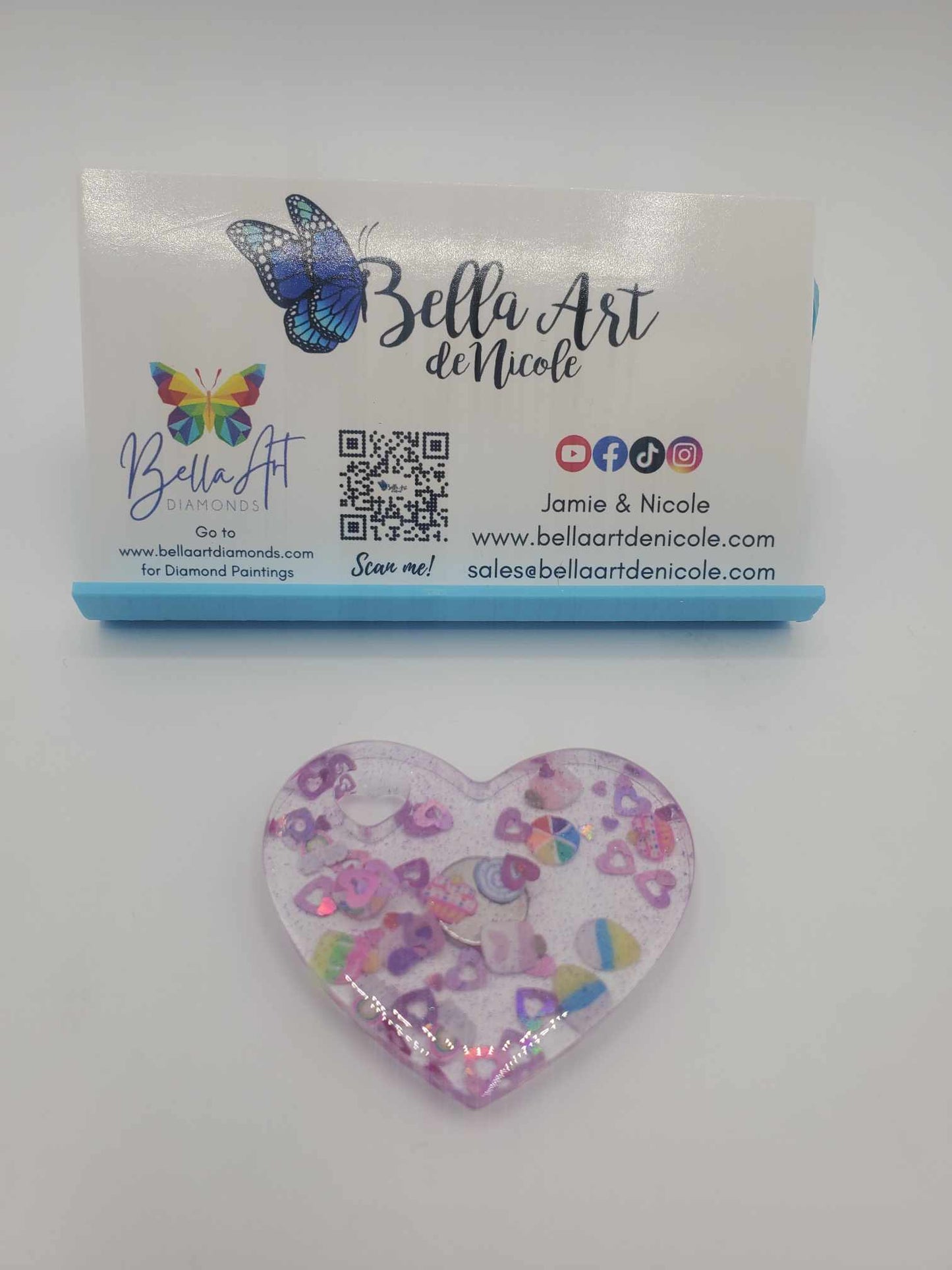 NEW Resin Heart Coverminders