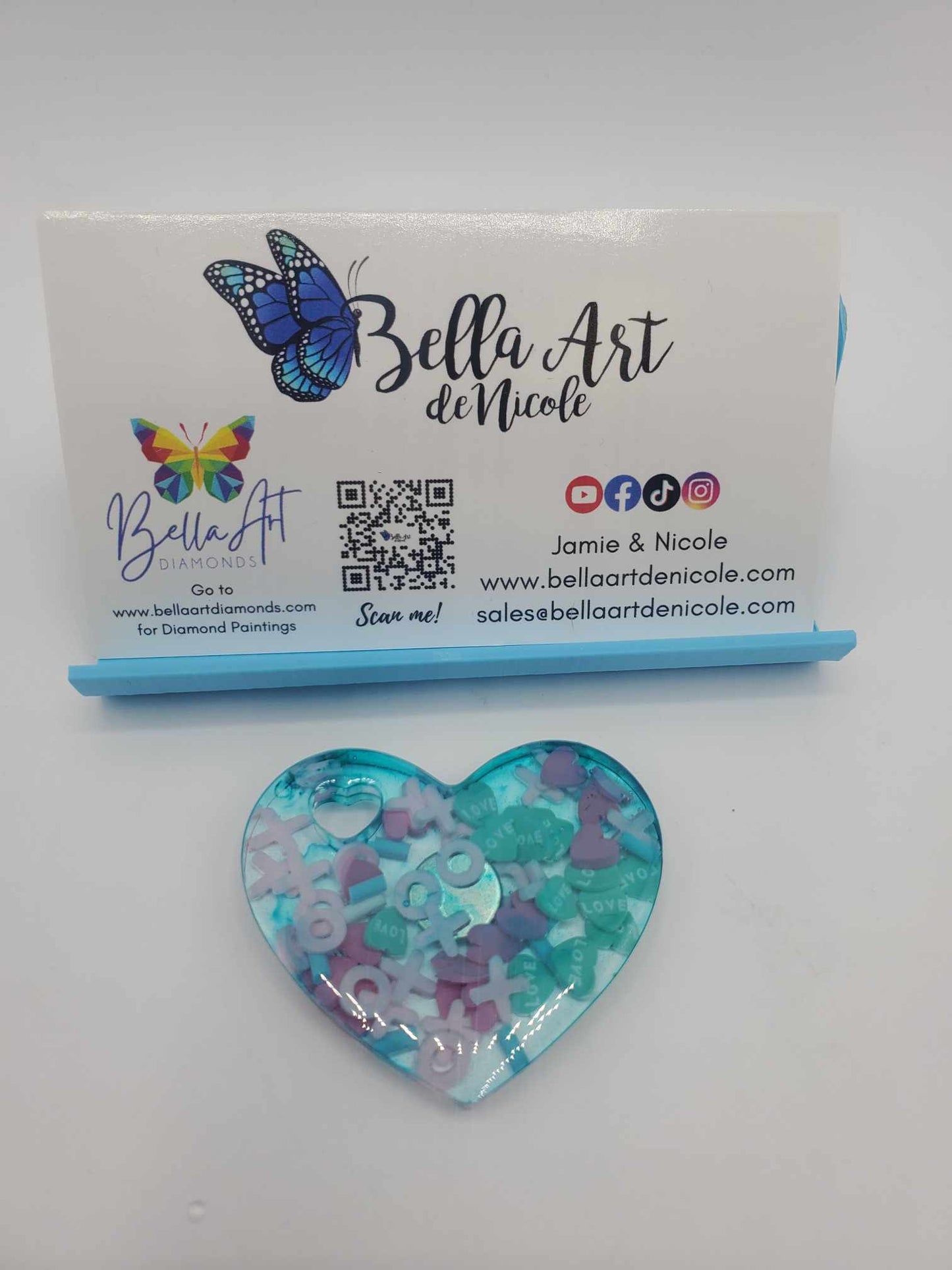 NEW Resin Heart Coverminders