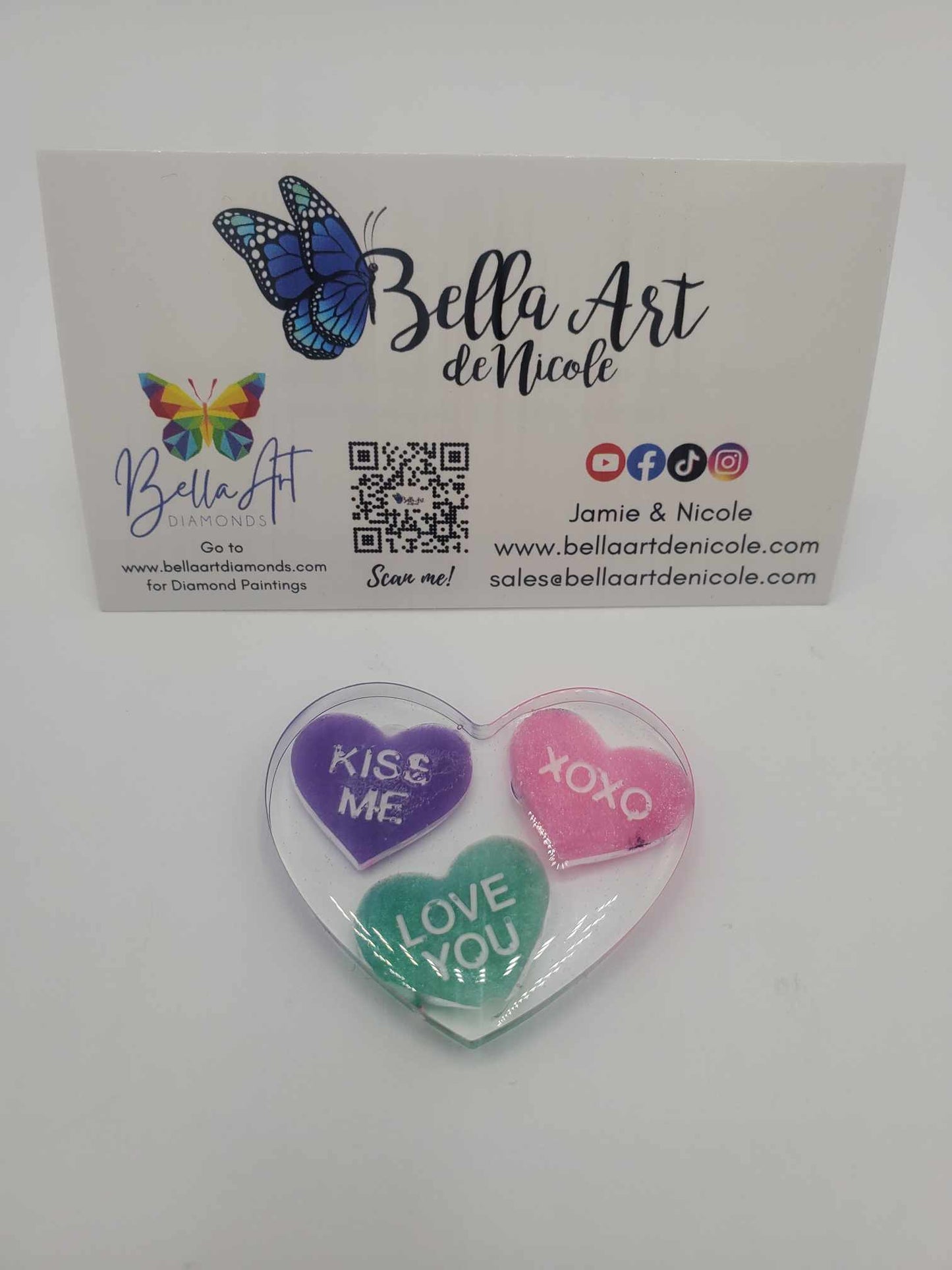 NEW Resin Heart Coverminders