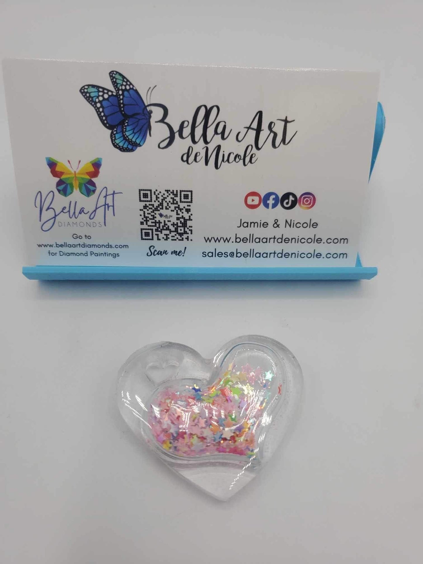 NEW Resin Heart Coverminders