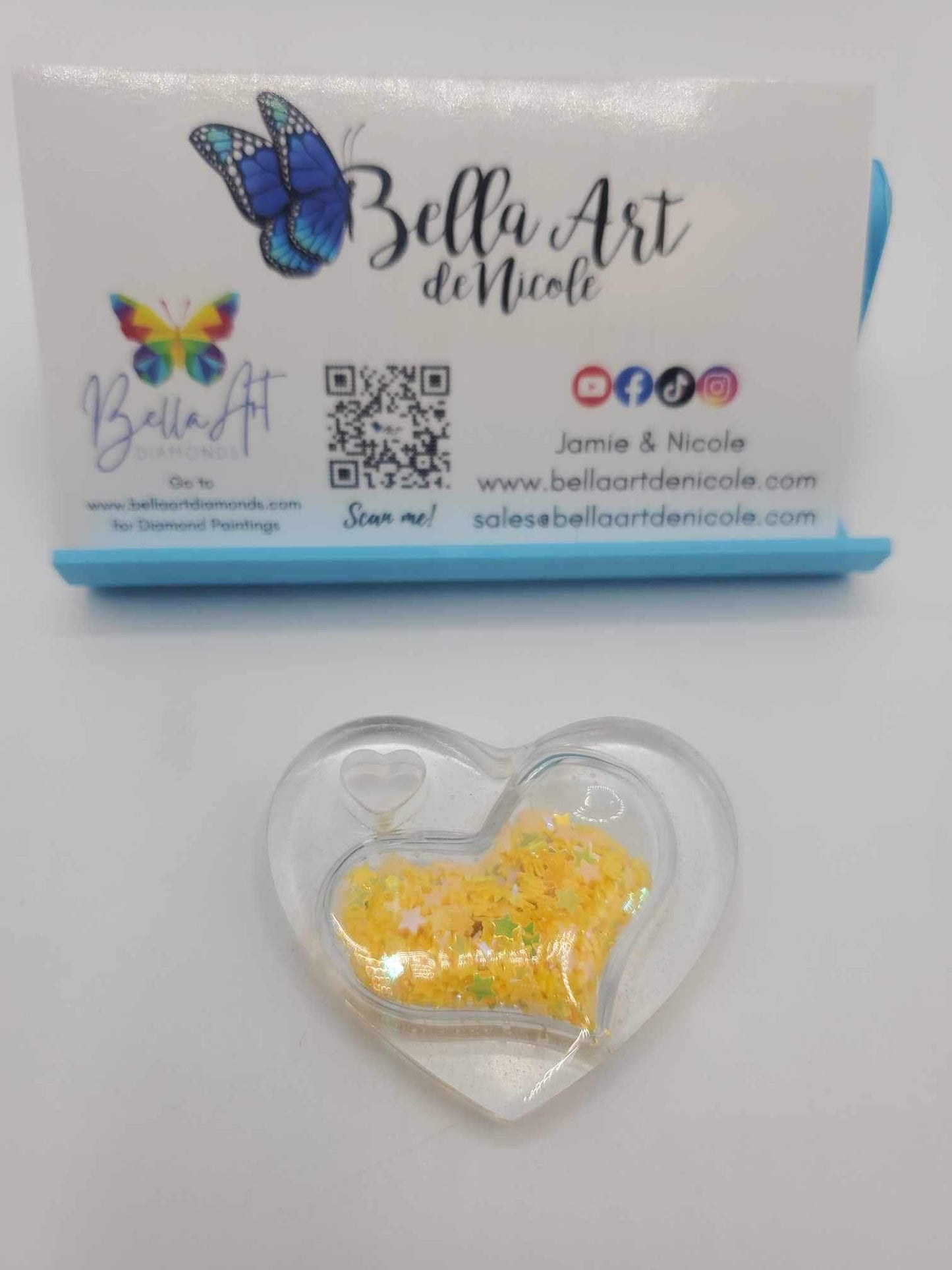 NEW Resin Heart Coverminders