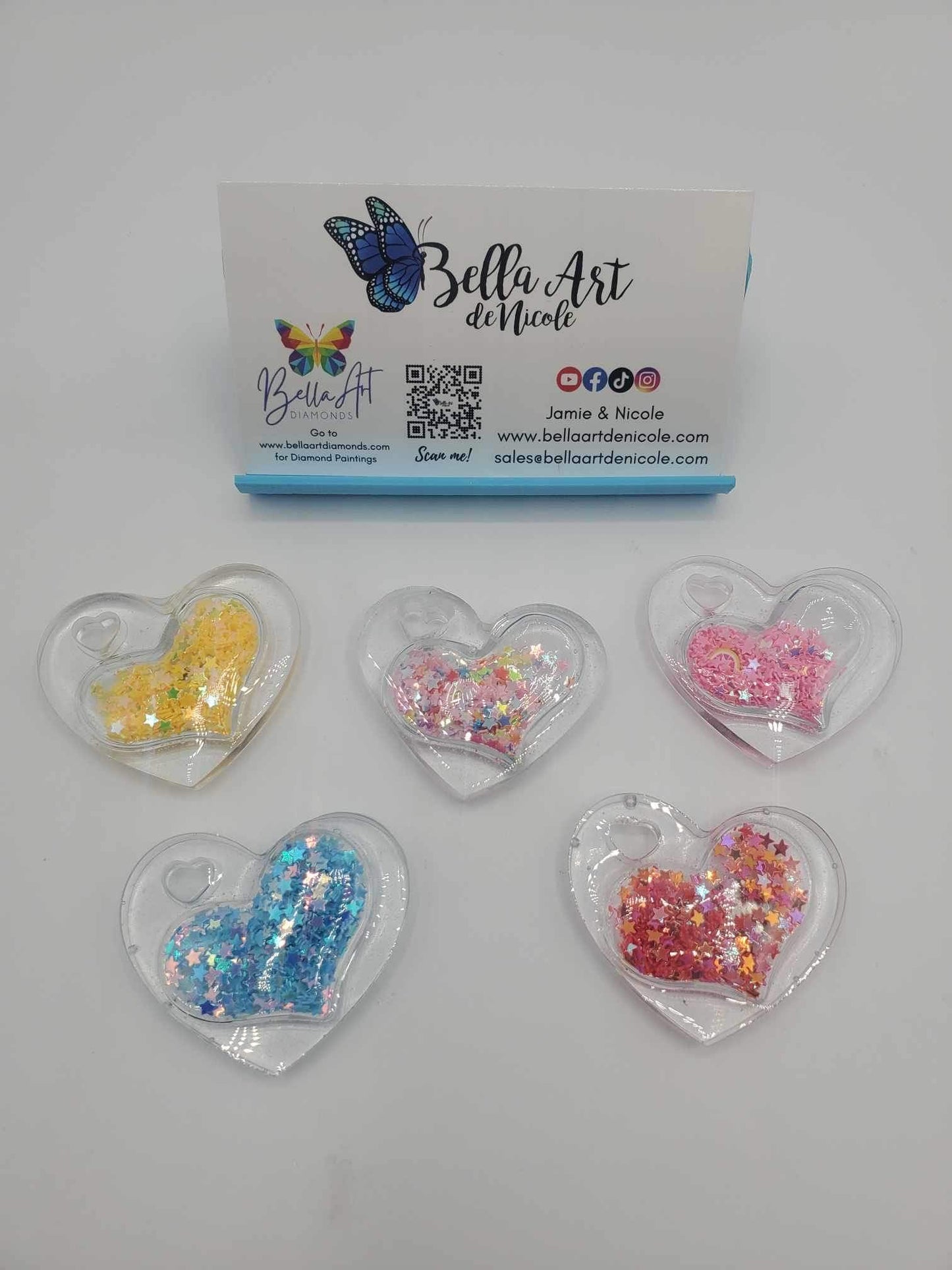 NEW Resin Heart Coverminders