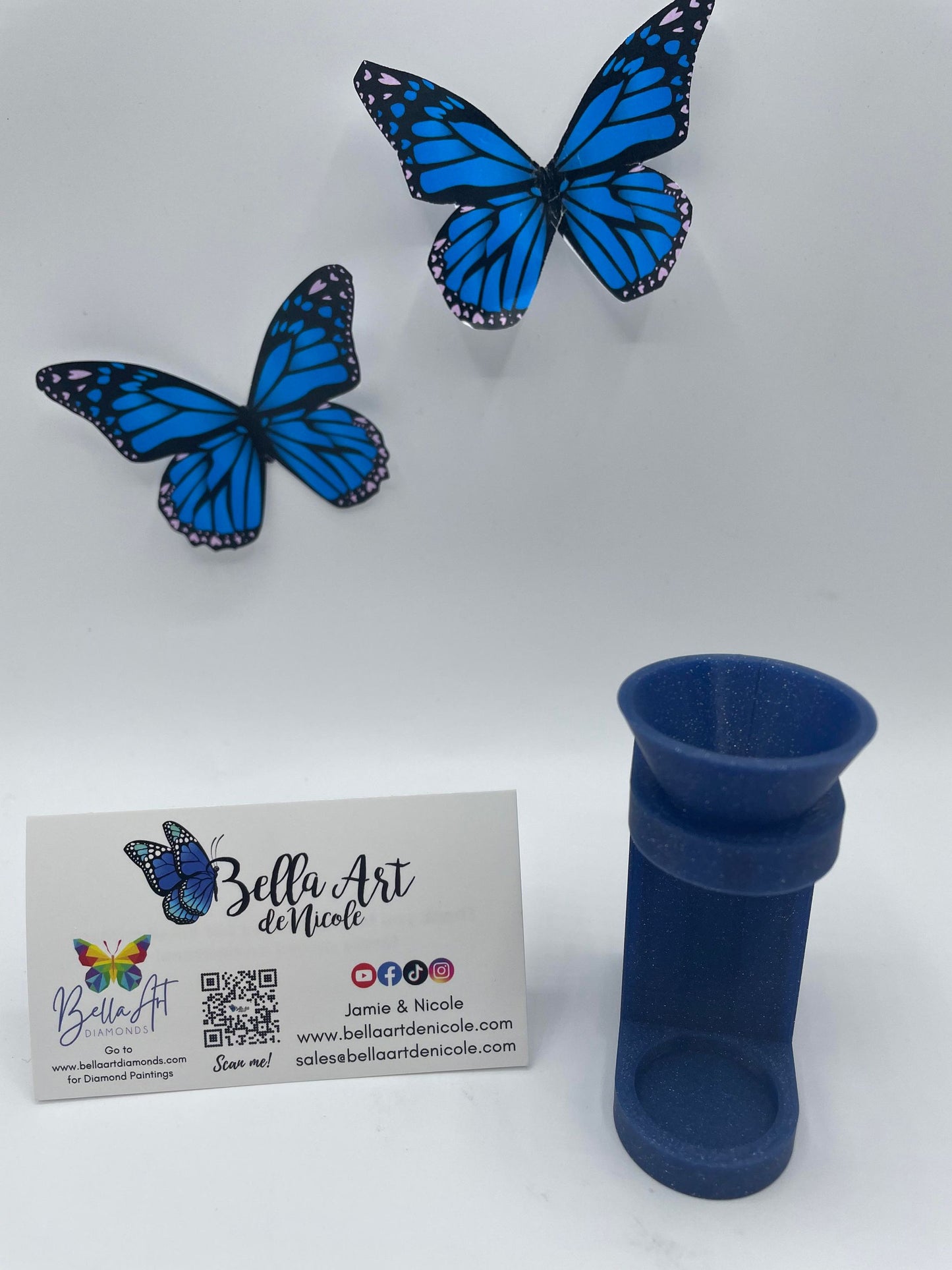 Hands Free Diamond Painting Funnel for Round Containers