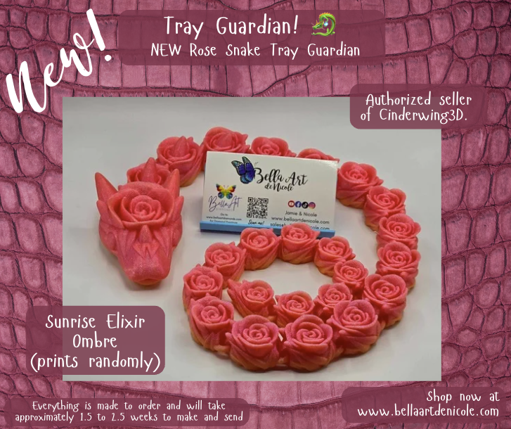 Articulated Dragon Guardians - Rose Snake