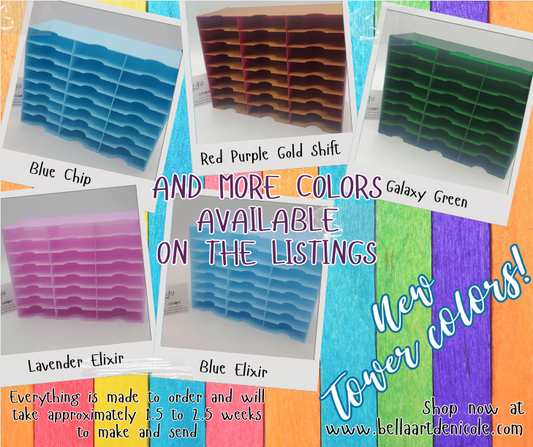 24 Slot Tower for SMALL Diamond Painting Trays