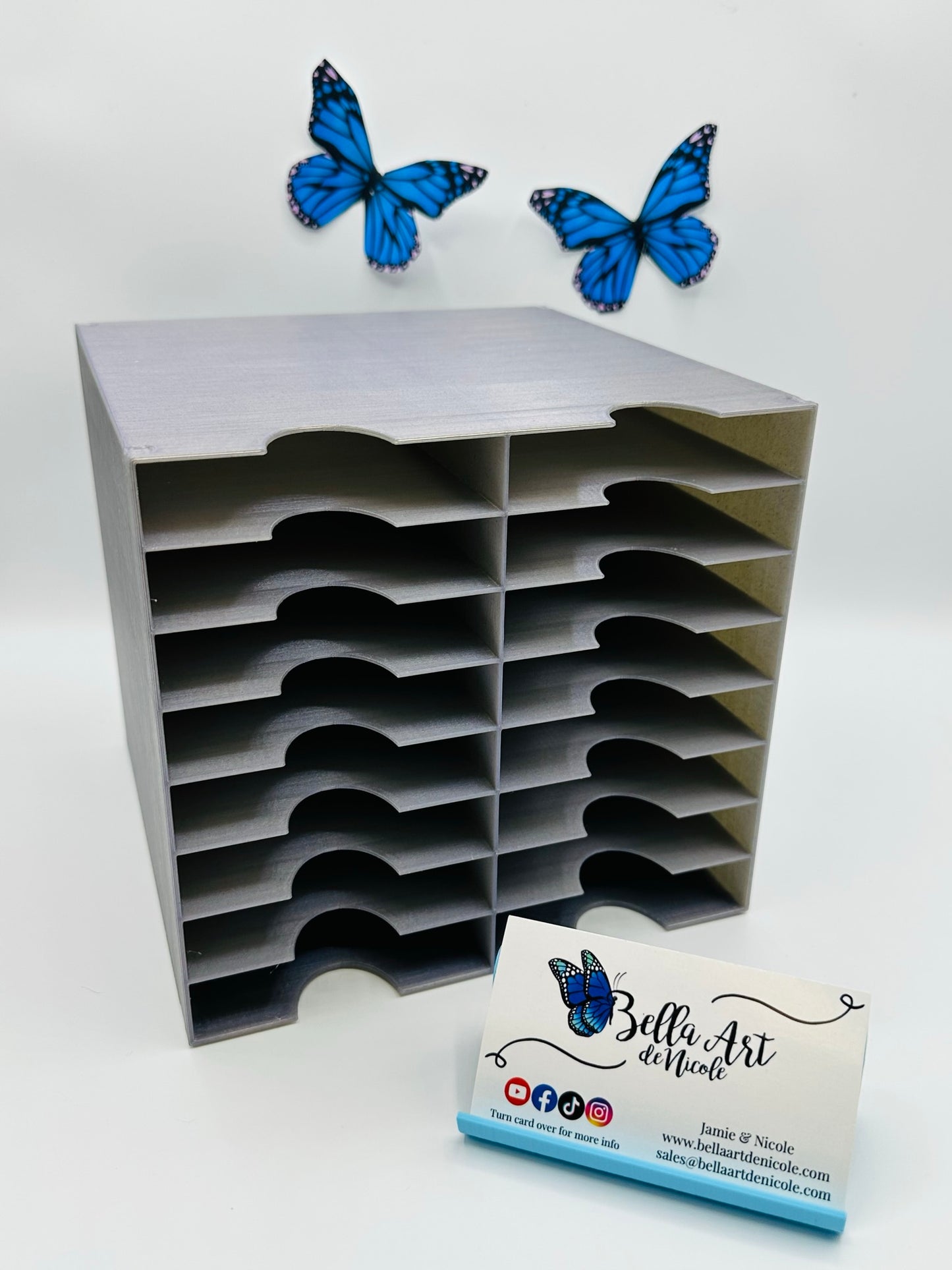 16 Slot Multitower for Bella Art de Nicole 3 Divider & Thingiverse Diamond Painting Trays