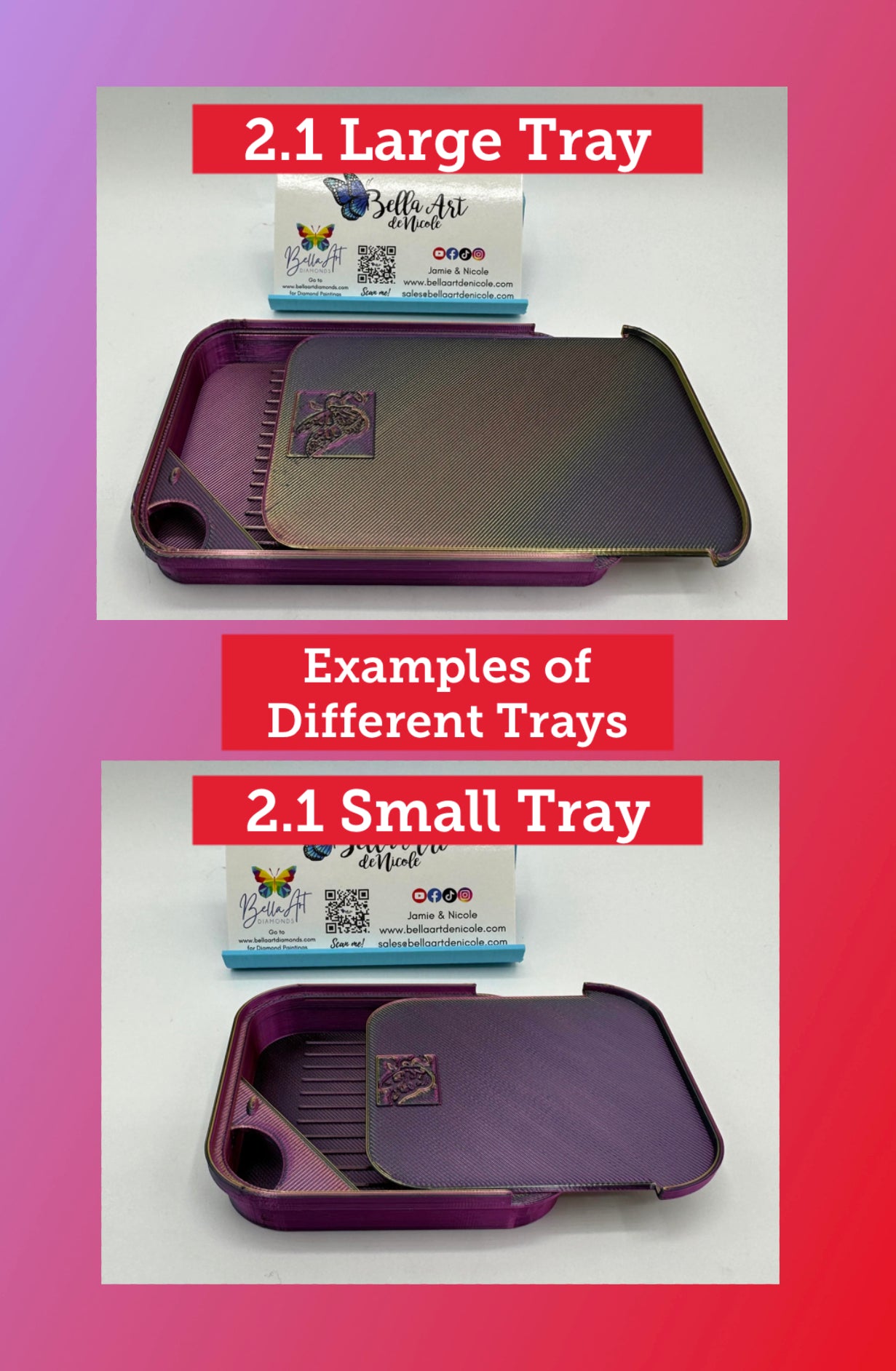 2.2/3.2 Bella Art Diamonds Logo Diamond Painting Trays