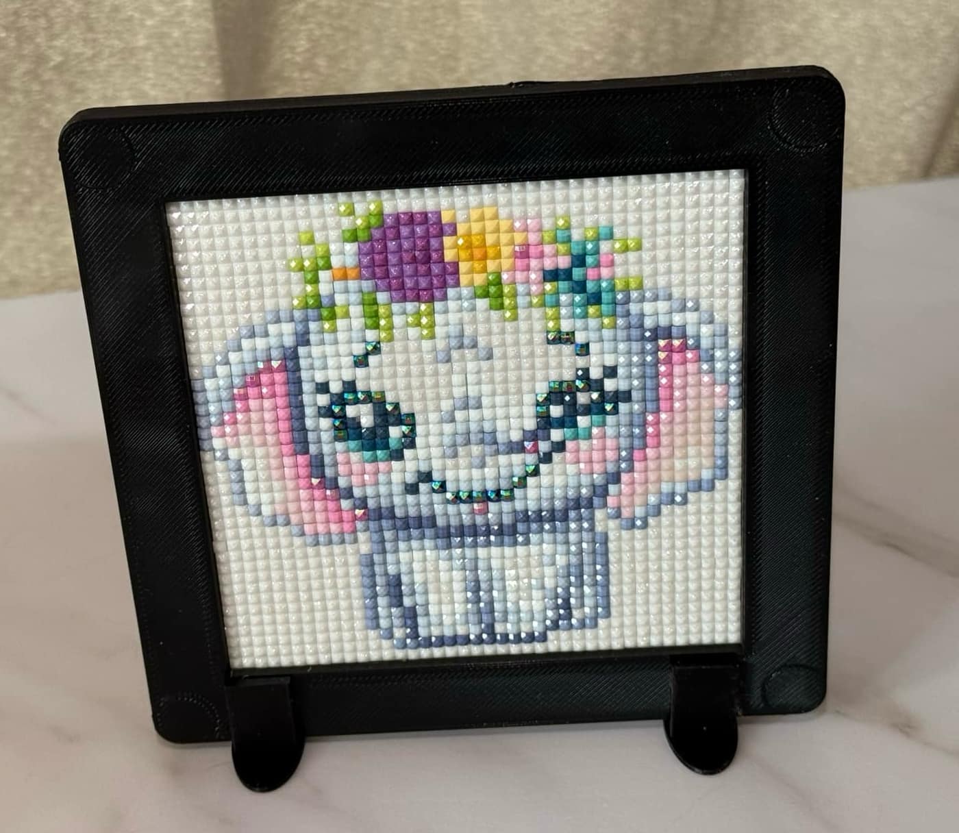 12 Full Drill Mini Diamond Paintings: Cute Animal Series