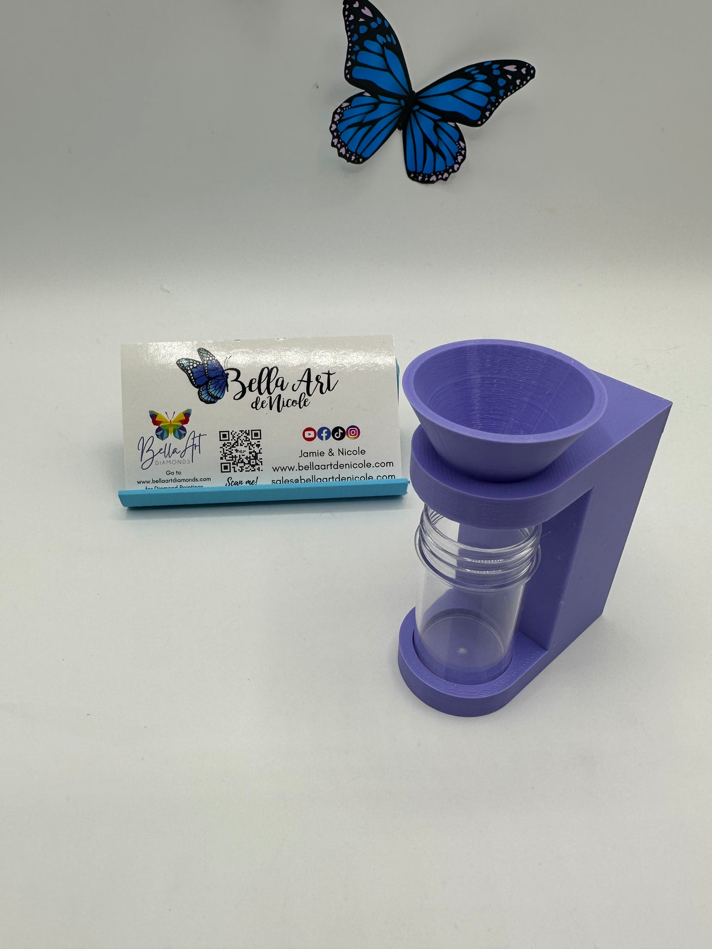 Hands Free Diamond Painting Funnel for Round Containers