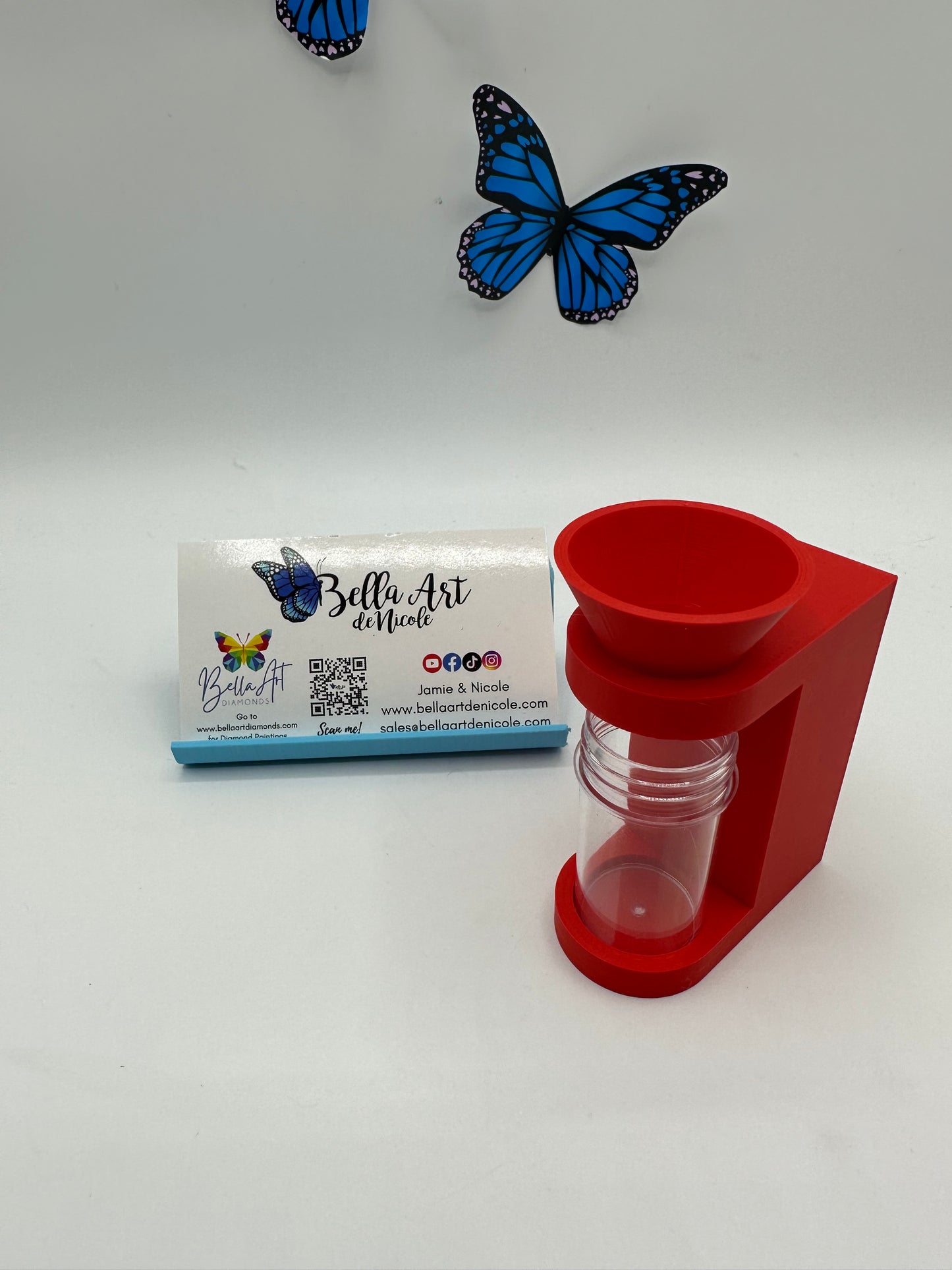 Hands Free Diamond Painting Funnel for Round Containers