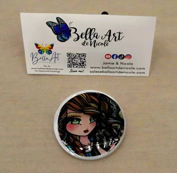 Handcrafted Licensed Hannah Lynn Artwork Resin & Coverminders