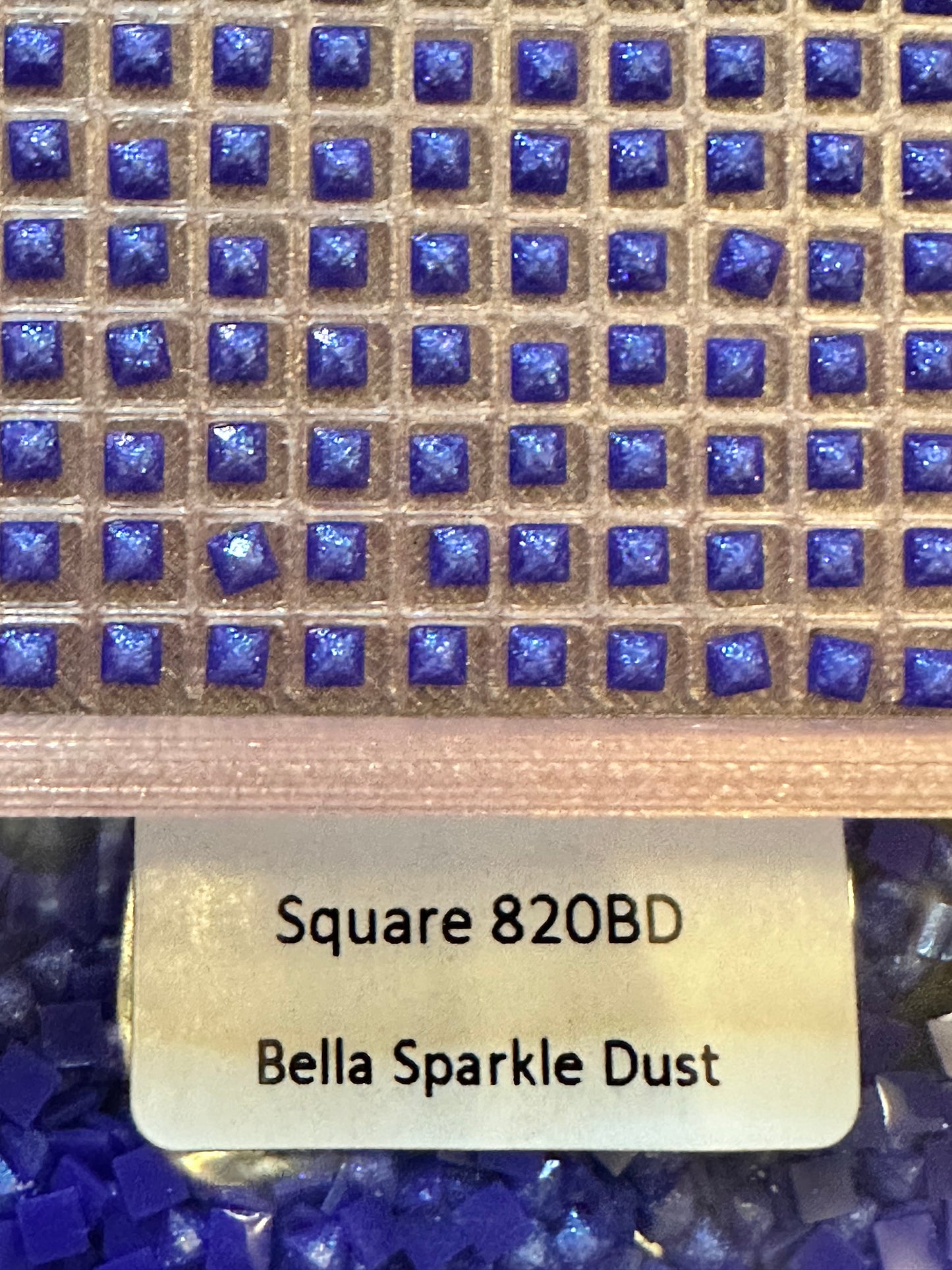 Square Bella Sparkle Dust Diamond Painting Drills in 10 gram bags