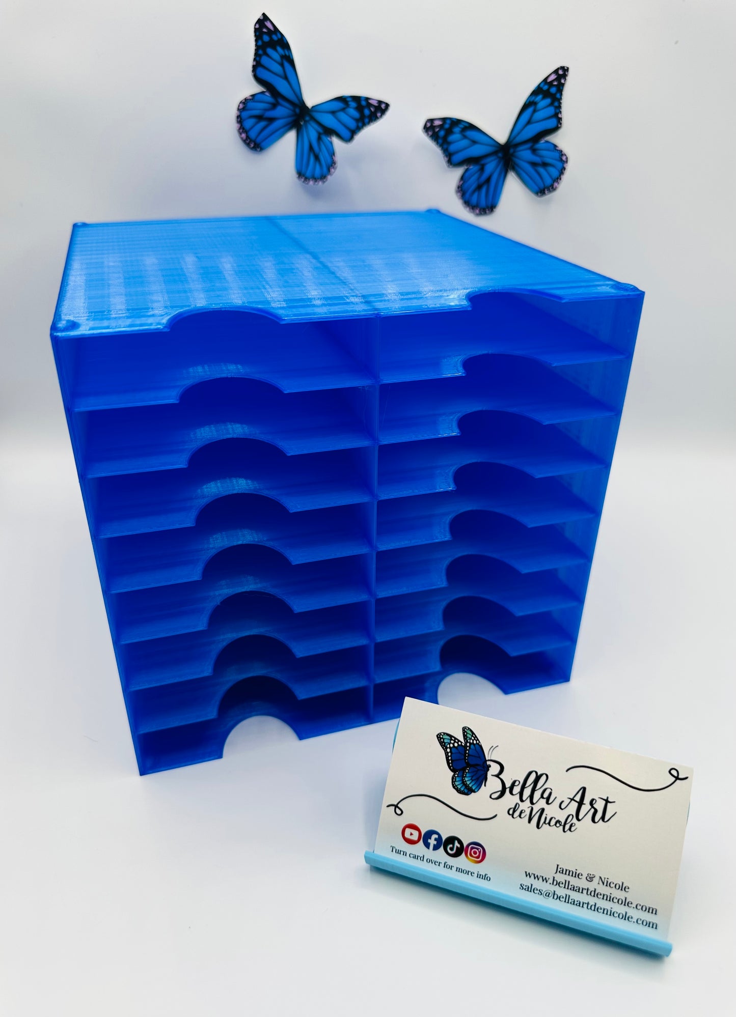 16 Slot Multitower for Bella Art de Nicole 3 Divider & Thingiverse Diamond Painting Trays