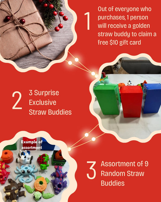 StrawBuddy Advent Bundle for Most Tumblers with Straws