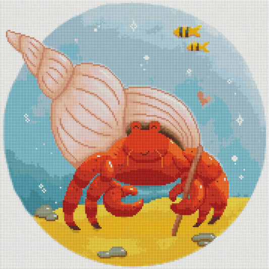 Happy Hermit Crab