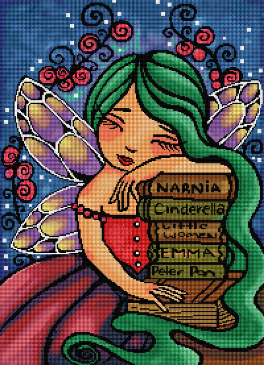 Bookworm Fairy - by Regan Kubecek