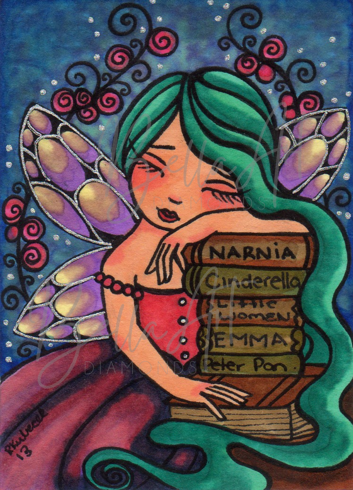 Bookworm Fairy - by Regan Kubecek