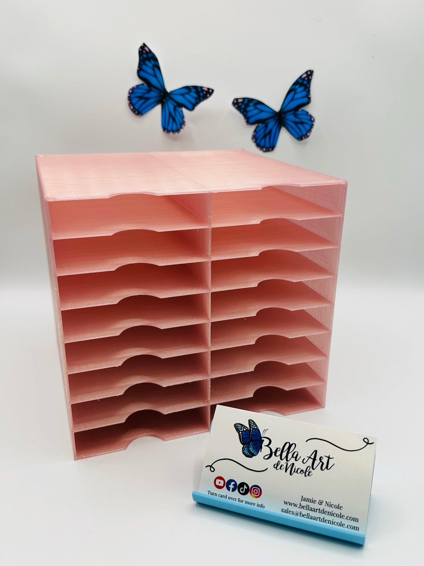 16 Slot Multitower for Bella Art de Nicole 3 Divider & Thingiverse Diamond Painting Trays