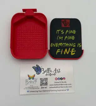 2.2/3.2 Limited Edition "It's Fine" Diamond Painting Trays