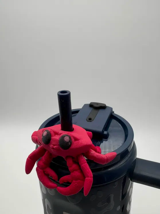 Articulated Straw Buddies - Crab