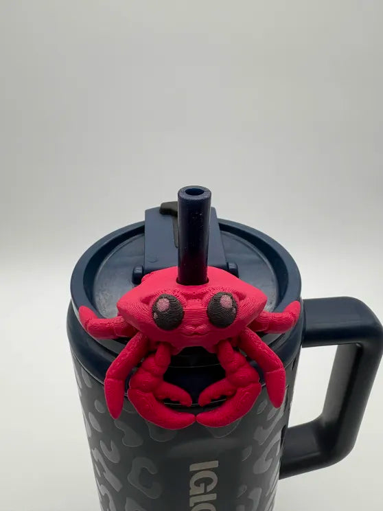 Articulated Straw Buddies - Crab