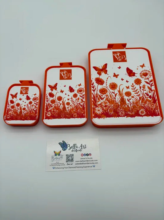 2.2/3.2 Butterflies & Wildflowers Diamond Painting Drill Trays