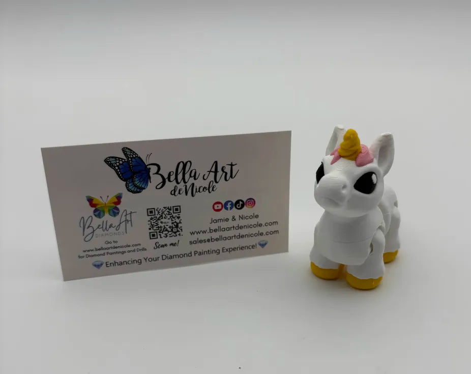 Articulated Straw Buddies - Unicorn
