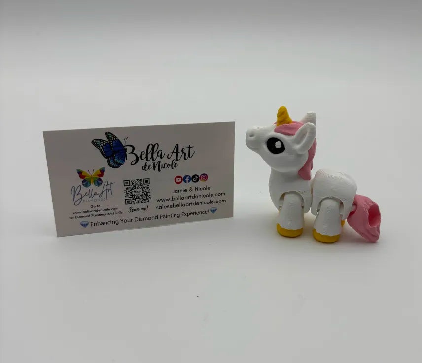Articulated Straw Buddies - Unicorn