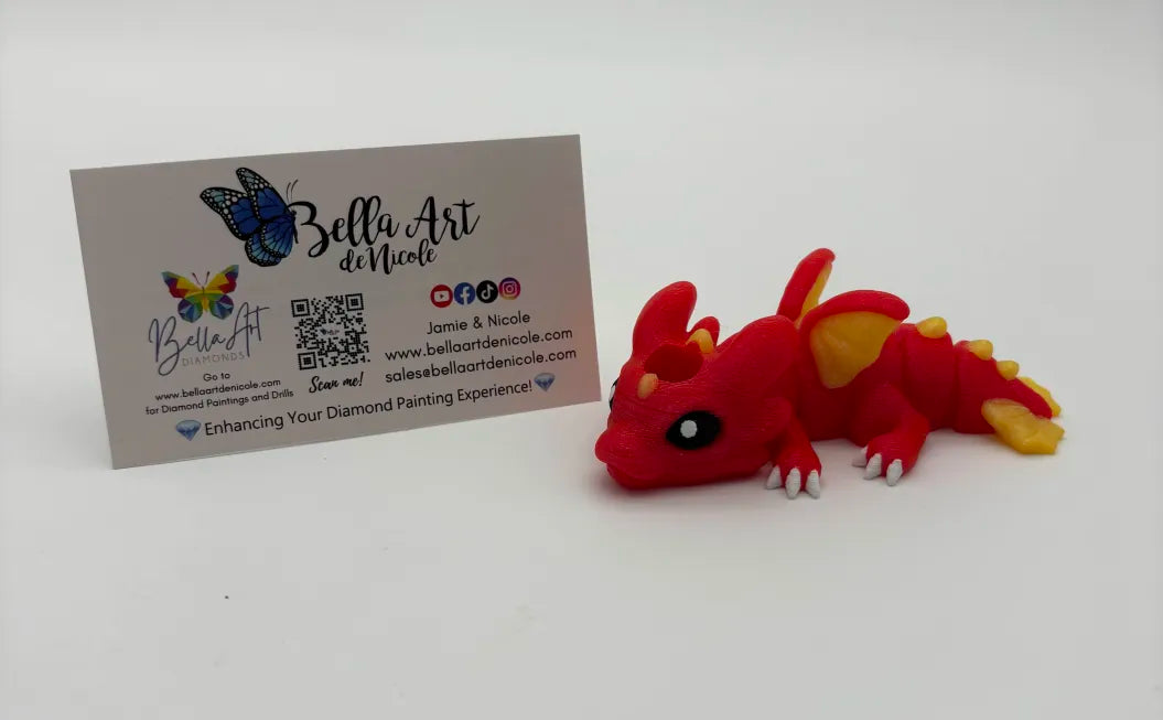Articulated Straw Buddies - Dragons