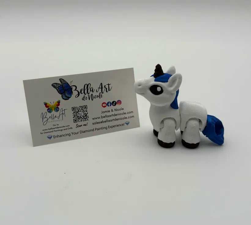 Articulated Straw Buddies - Unicorn
