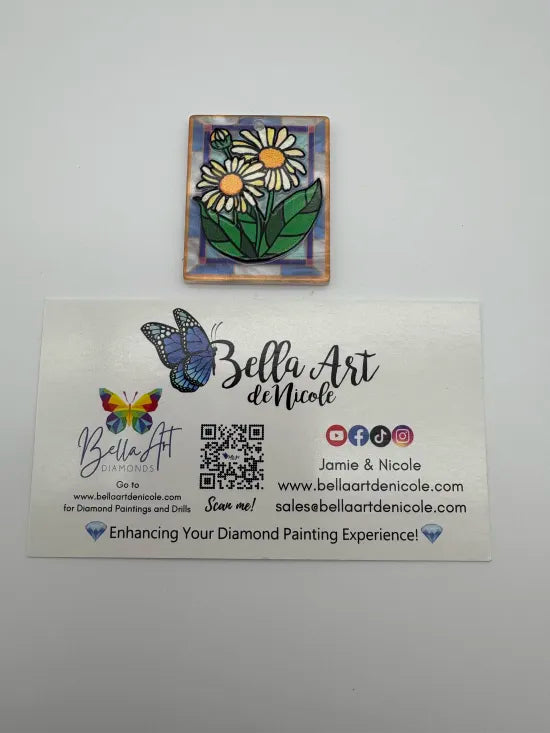 Cute Flower Stain Glass Coverminders
