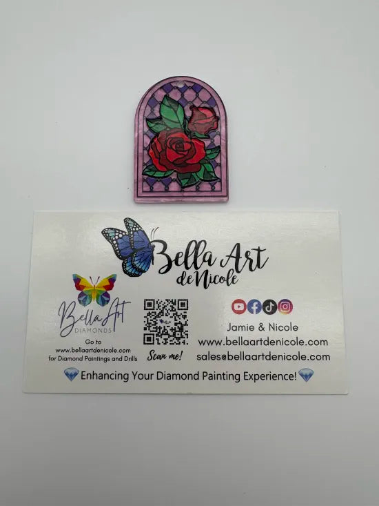 Cute Flower Stain Glass Coverminders