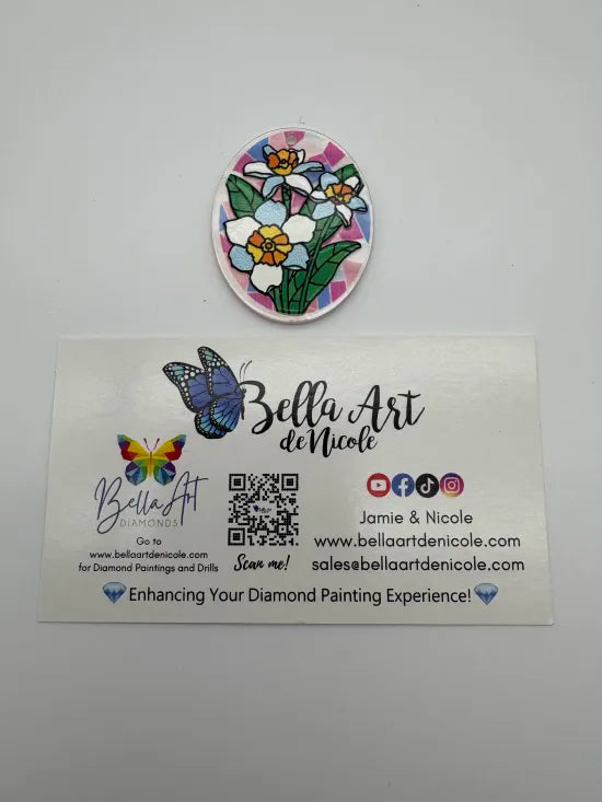 Cute Flower Stain Glass Coverminders