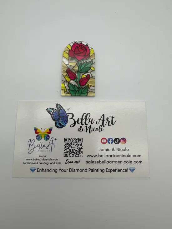 Cute Flower Stain Glass Coverminders