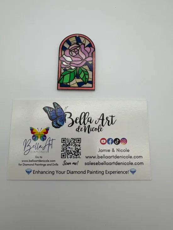 Cute Flower Stain Glass Coverminders